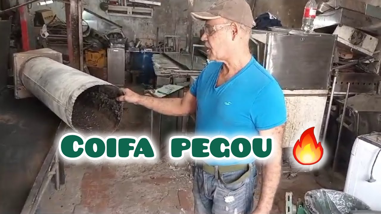 Desmontando uma coifa que pegou fogo no restaurante, conselho para quem tem//dicas do zezinho.