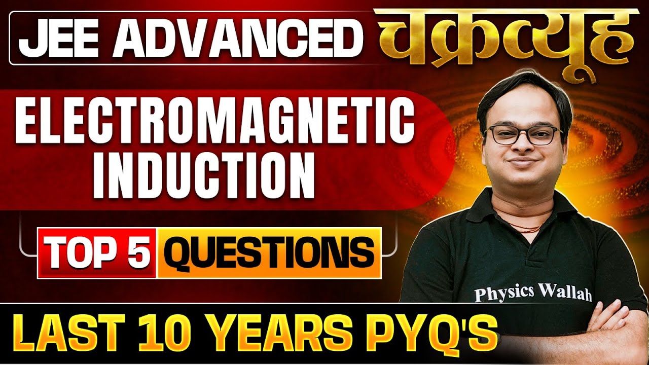 Electromagnetic Induction: Toughest PYQs for IIT-JEE ADVANCED 2025 | Chakravyuh Series