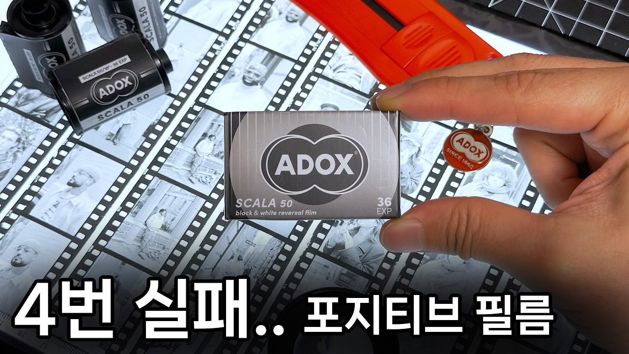 20일동안 뉴욕에서 인물 사진 찍기 | 흑백 포지티브 필름 작업