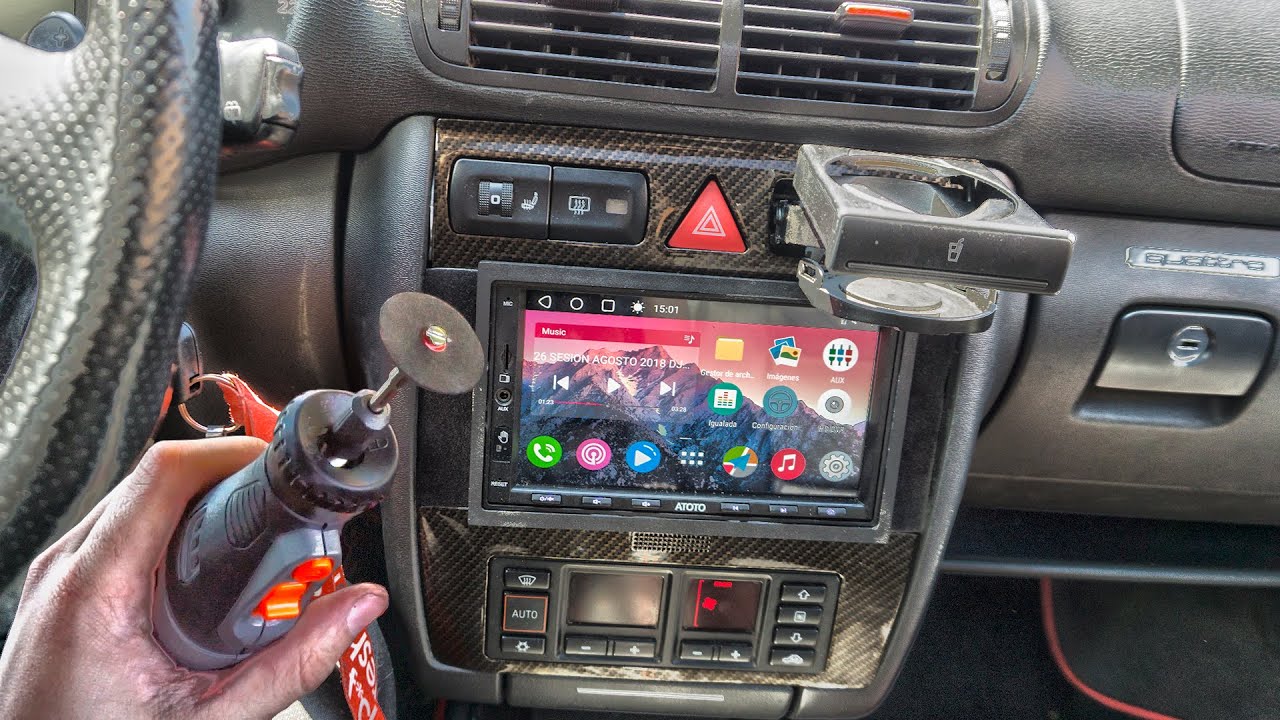 CONVERTIR A 2 DIN LA CONSOLA DEL A3/S3 8L (Brico Pantalla Completa)