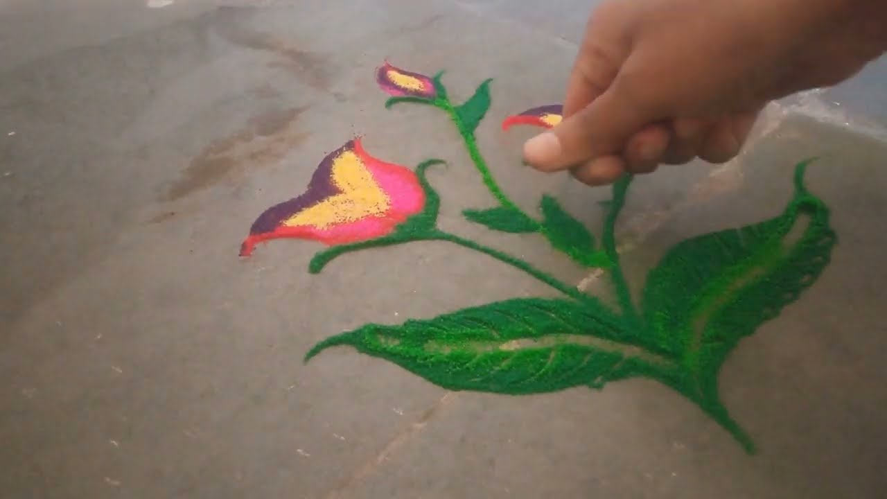 नविन सुंदर रंगोली#rangoli#shortvideo 