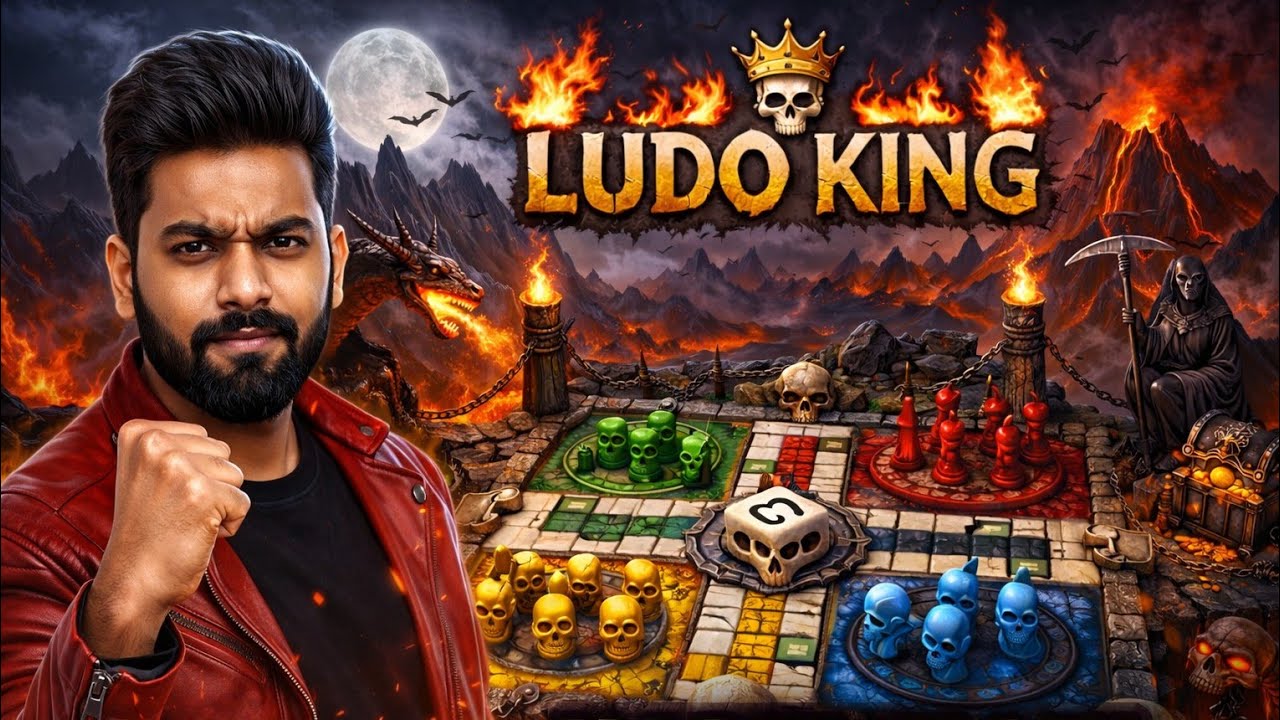 Ludo king live 👑 game play 4/4 in round 👿
