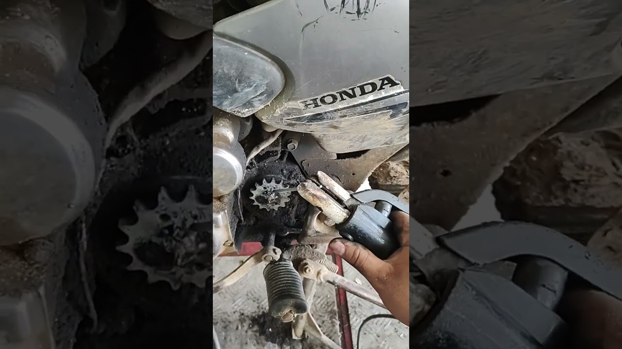 Como soldar o pião na moto?