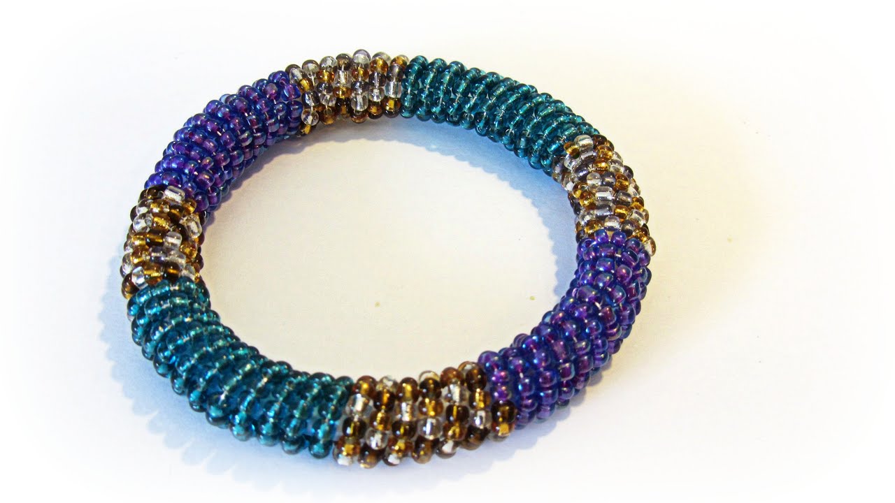 Como hacer pulseras con abalorios. Fashion bracelet