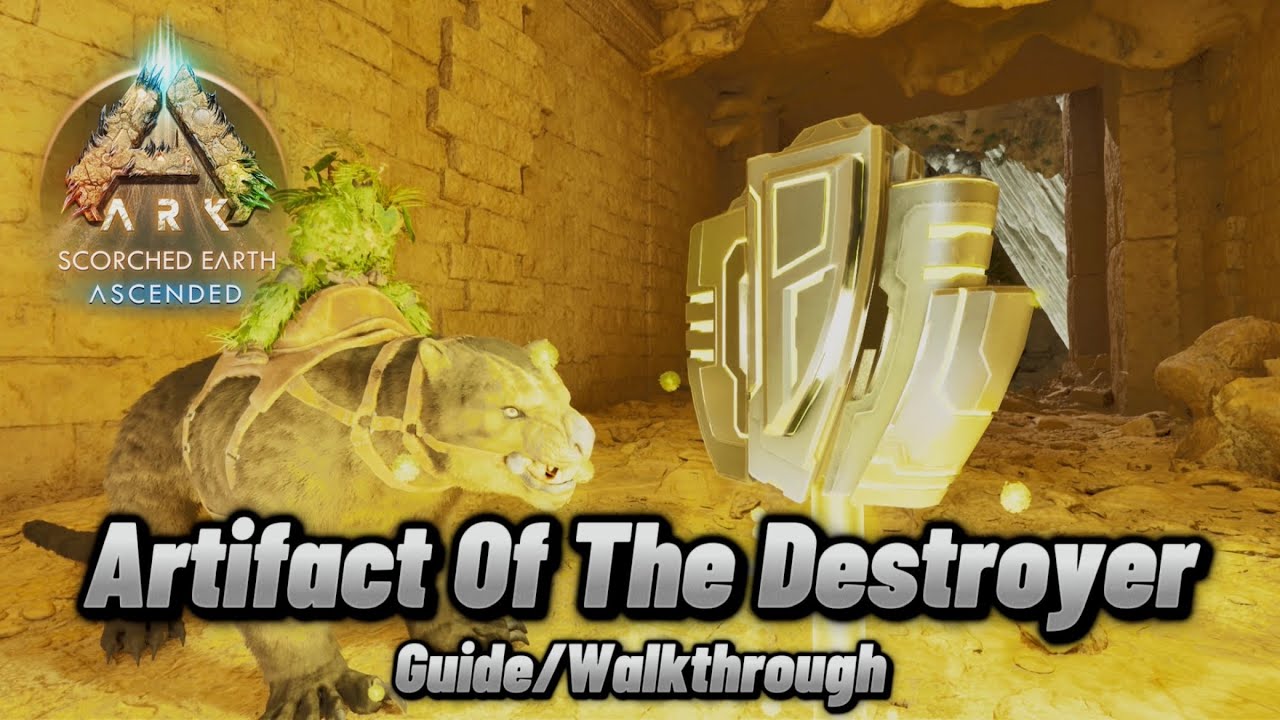 Ark: Survival Ascended Scorched Earth: Artifact Of The Destroyer Cave Guide