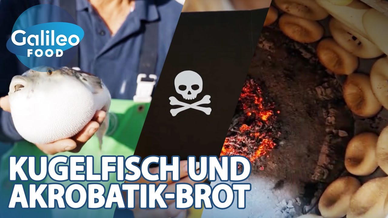 Gift-Fisch & Brot aus der Hölle? So schmecken zwei EXTREM gefährliche Gerichte! | Galileo Food