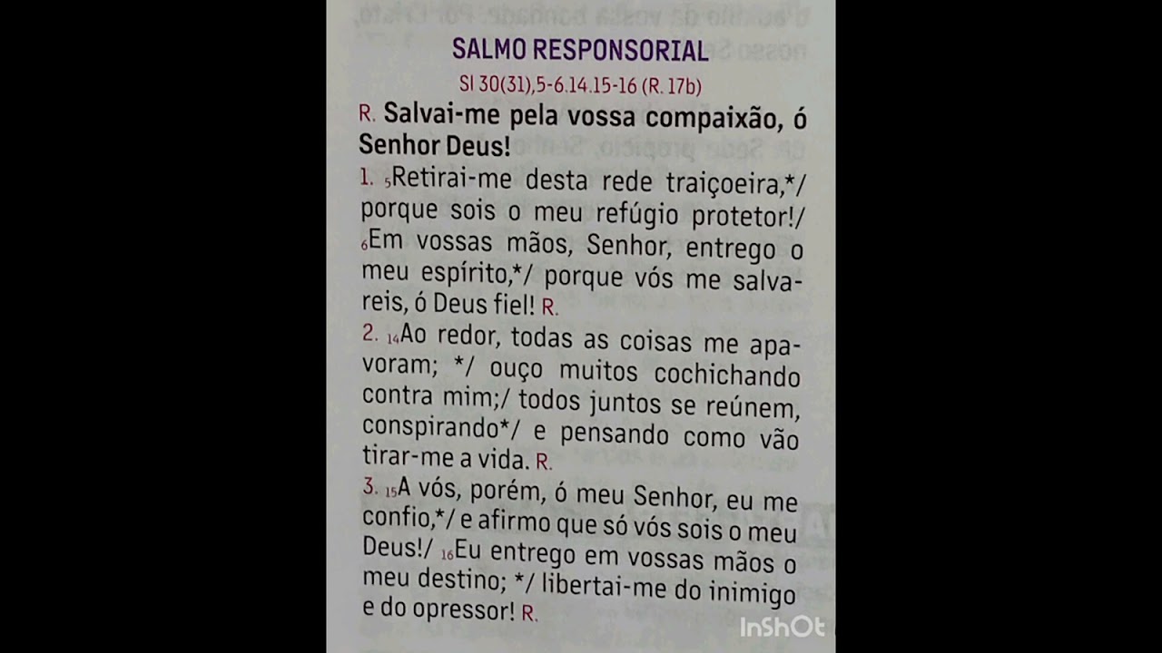 Salmo30, ( 04/03/2026, quarta-feira ).