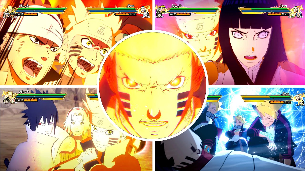 Naruto Storm Connections: All Uzumaki Ultimate Jutsu (Rasengan, Rasen Shuriken, Vanishing Rasengan)