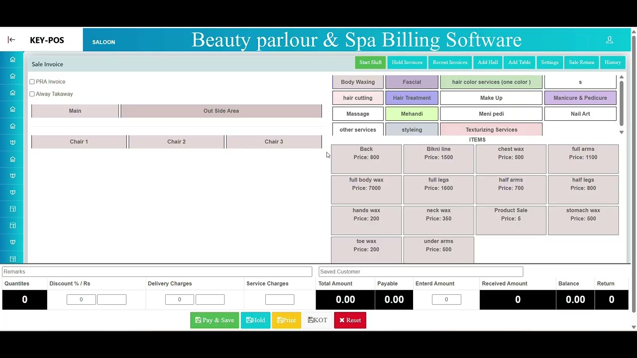 Salon & Spa POS Software (Manage Billing, Staff & Customers)