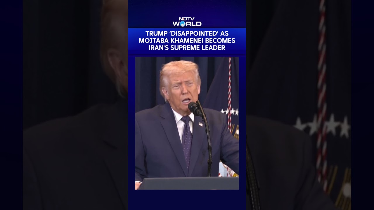 Trump Reacts To Mojtaba Khamenei's Elevation As Iran's New Supreme Leader, Says 'Disappointed'