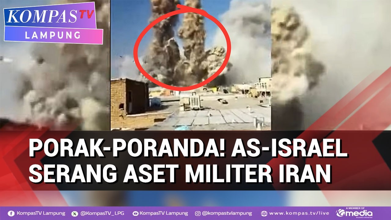 AS Israel Serang Aset Militer Iran hingga Markas Polisi di Teheran