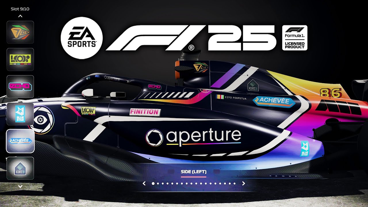 I tested the new 'F1 25' My Team DECAL EDITOR for the first time...