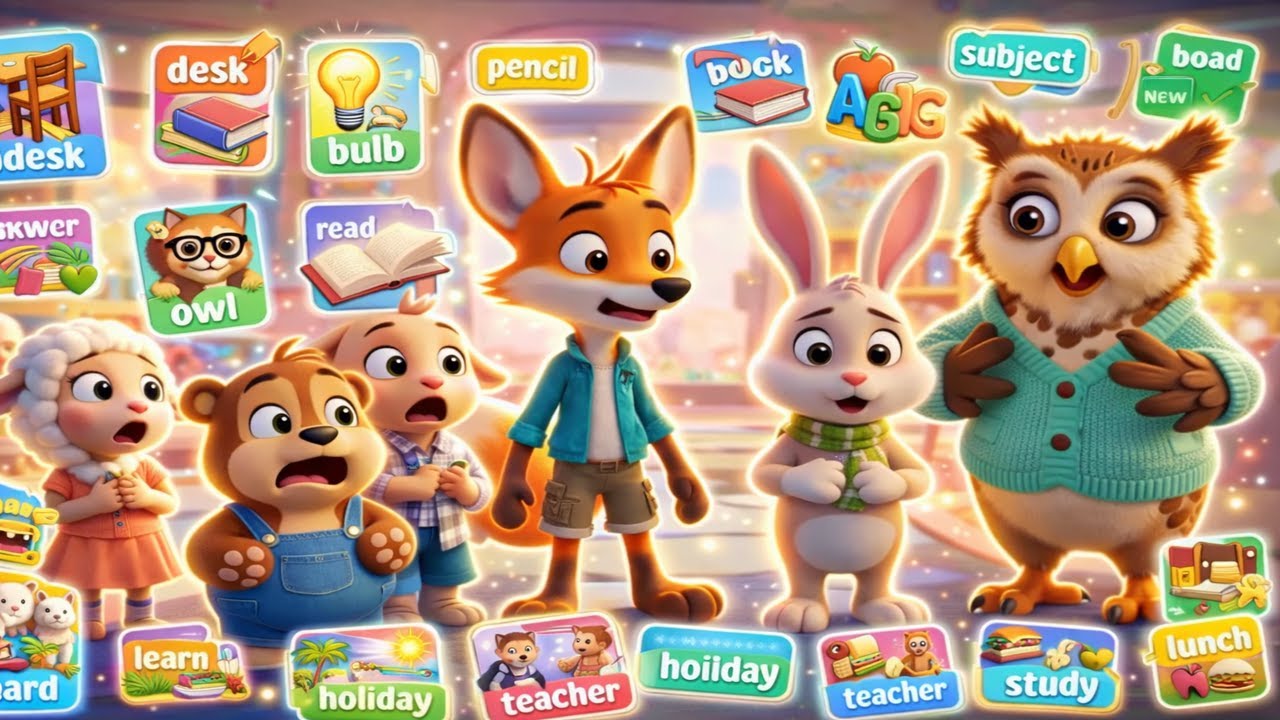 FUNNY WORDS COME ALIVE! 😂 Kids Learn New Vocabulary Through Play