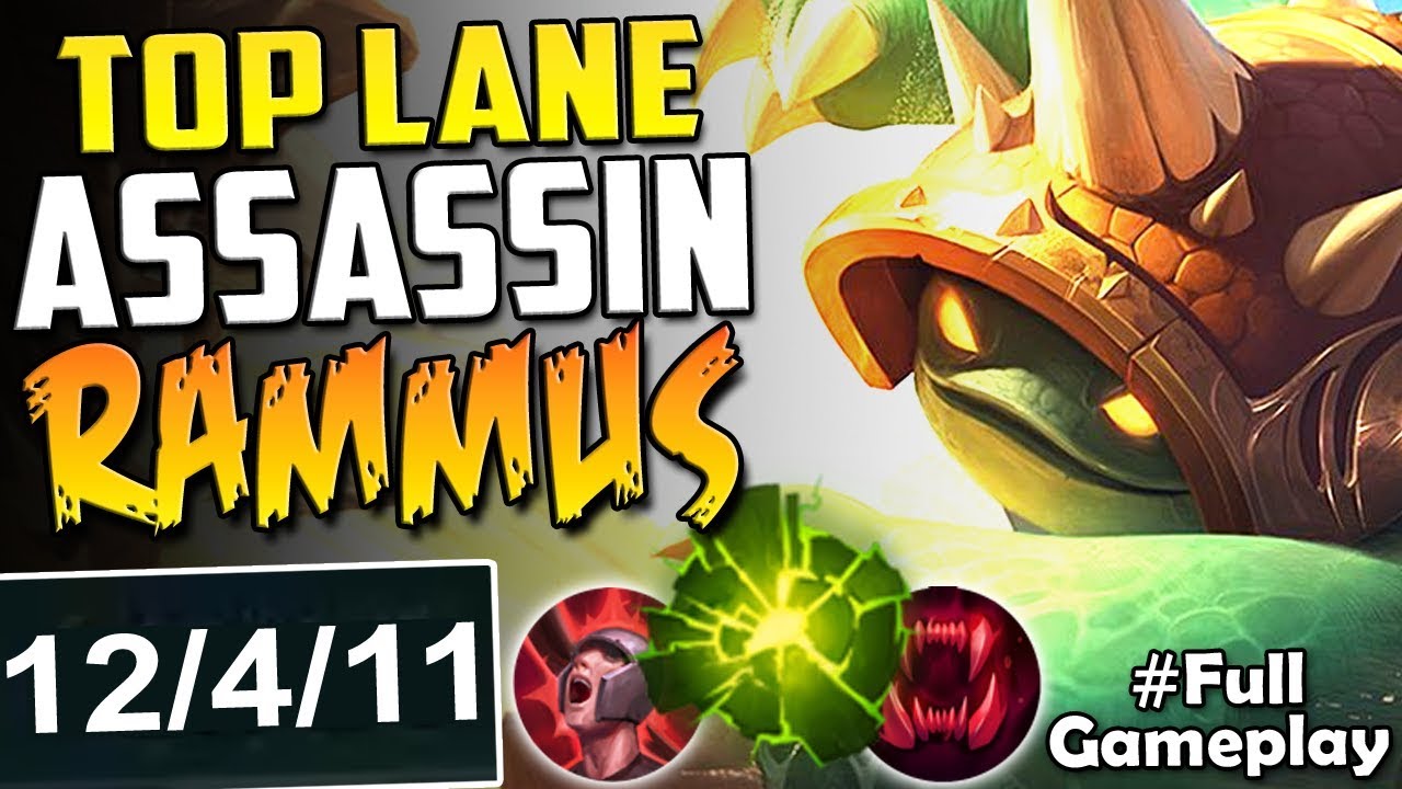 TOP LANE ASSASSIN RAMMUS | New Runes Rammus vs Wukong TOP BUILD | RANKED SEASON 8 Gameplay