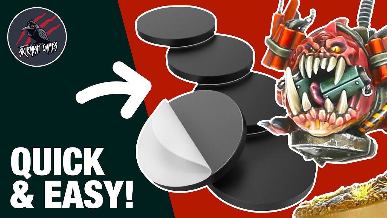 QUICK EASY WAY TO MAGNETISE YOUR MINIATURES - Perfect To Store & Transport Warhammer & Other Minis