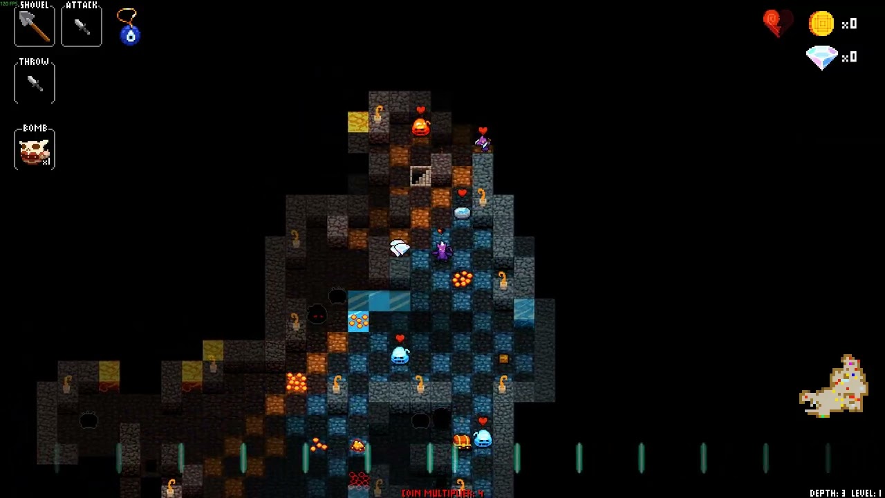 Crypt of the NecroDancer Coda low percent SINGLE ZONES