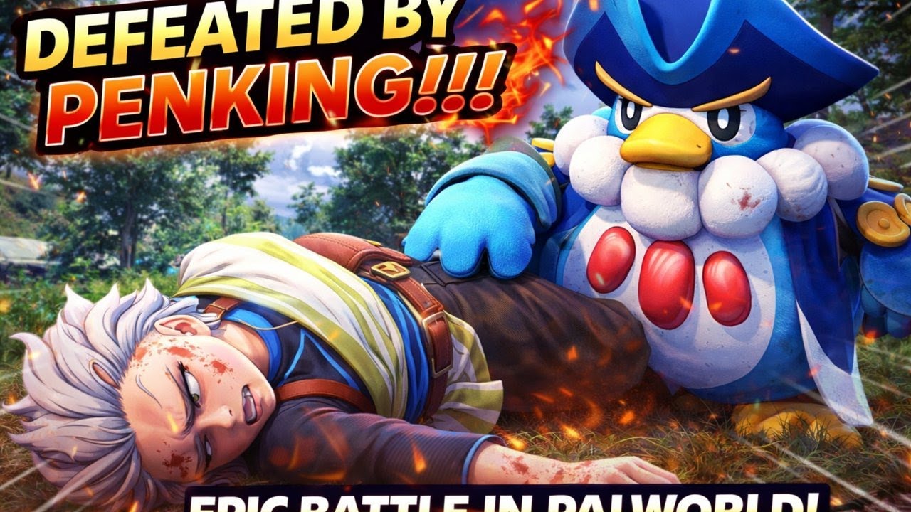 DEFEATED BY PENKING 😭 | Palworld Boss Fight Gone Wrong
