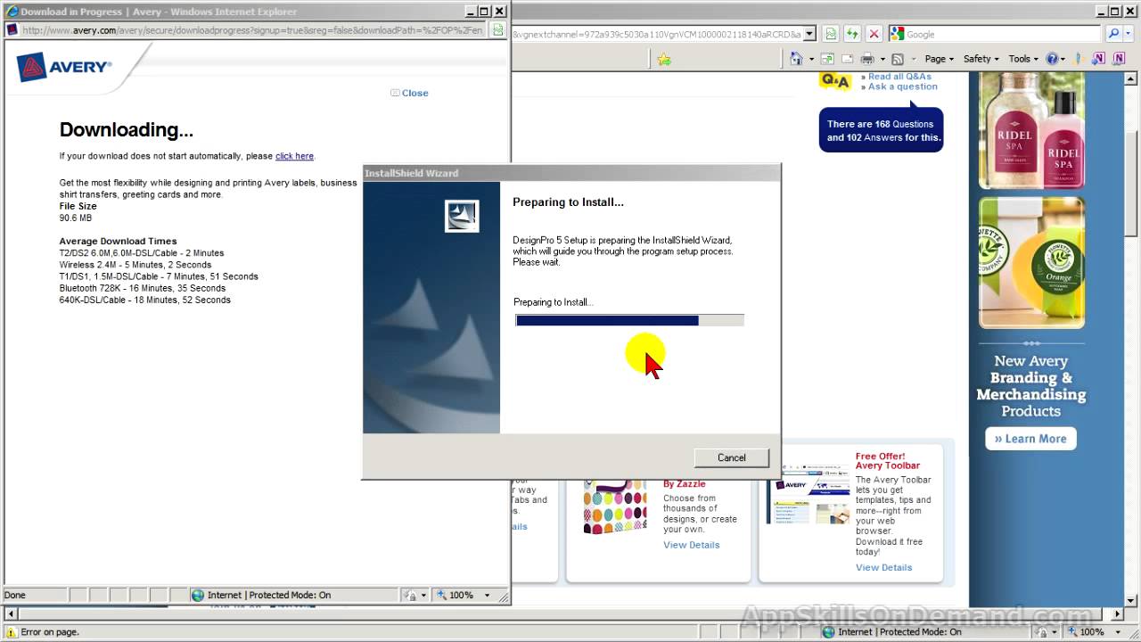 Avery Design Pro Lesson 2 - Installing App