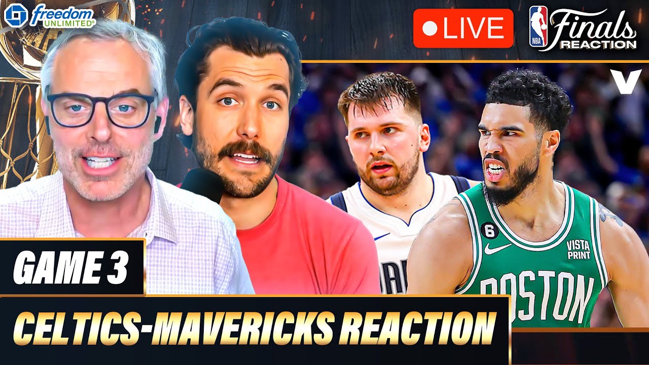Celtics-Mavericks Game 3 Reaction: Boston SURVIVES, up 3-0 in NBA Finals | Cowherd x Hoops Tonight