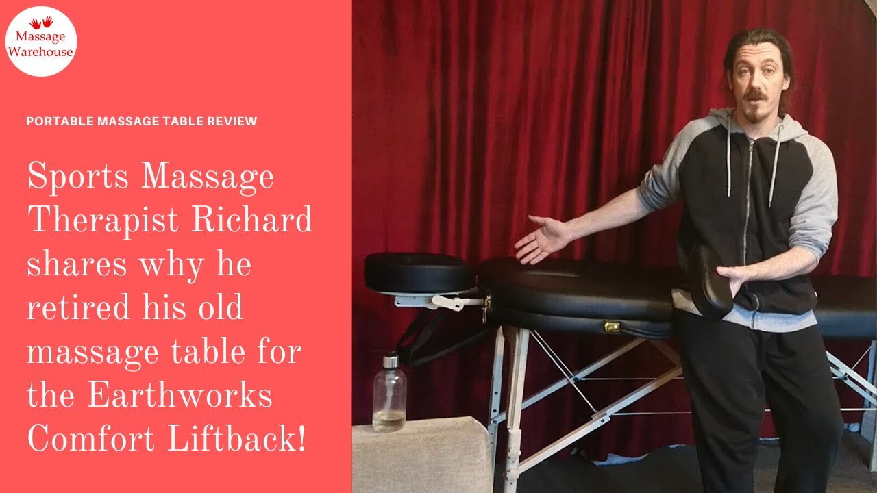 Why Sports Massage Therapist Richard retired his old massage bed for the Earthworks Comfort Liftback