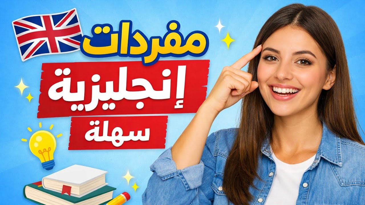 تعام أهم المفردات الإنجليزية 🇺🇸 للمبتدئين 