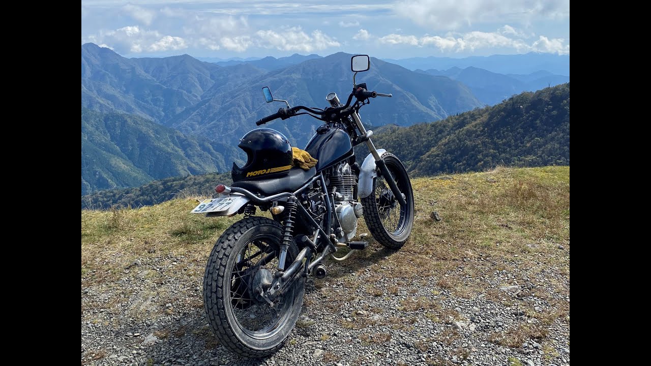 鴨のBIGBOY 剣山スーパー林道 グラストラッカー bigboy 250 林道 紅葉