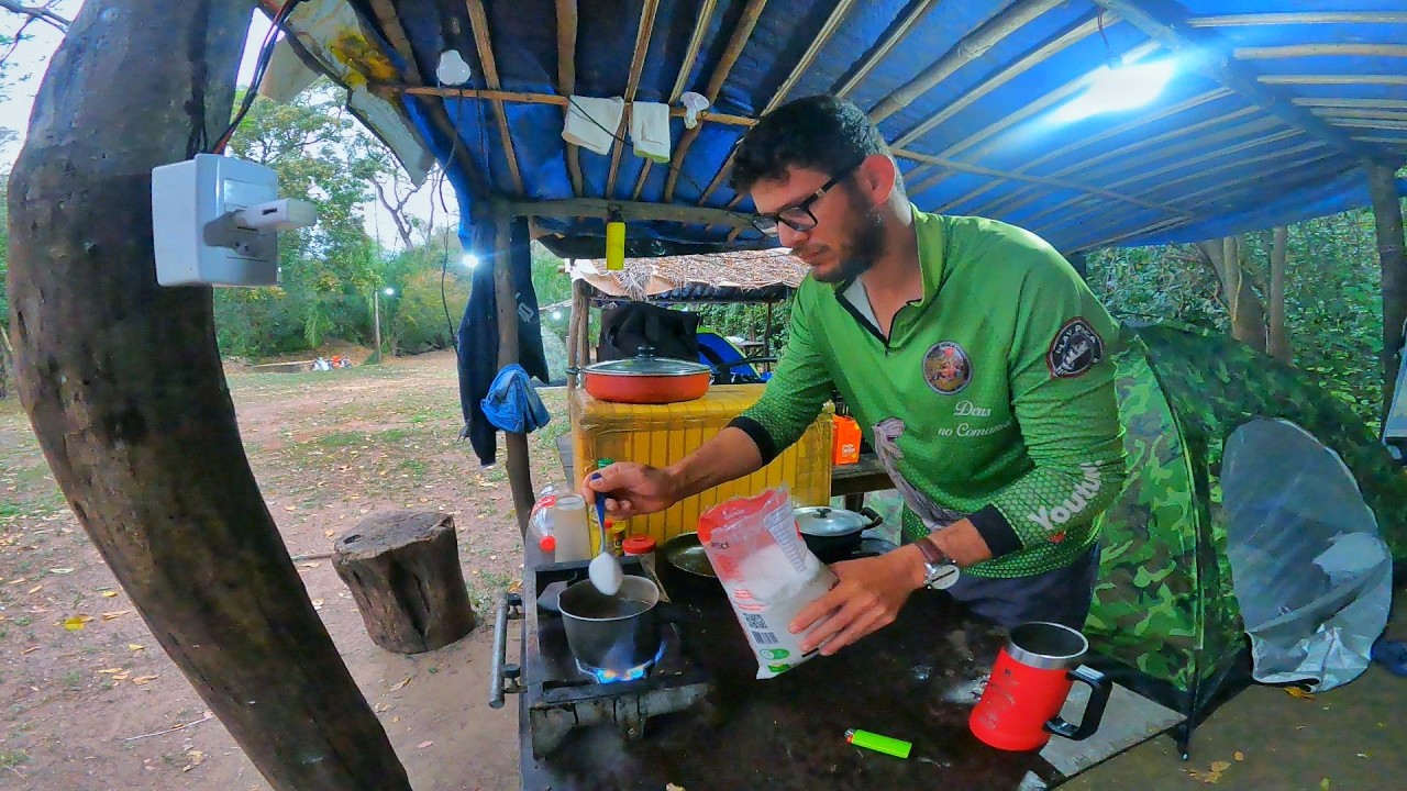 ACAMPAMENTO ÉSSA TÉCNICA NÃO FALHA , DEVERIA SER PROIBIDO PESCAR ASSIM !!! rio miranda capelinha