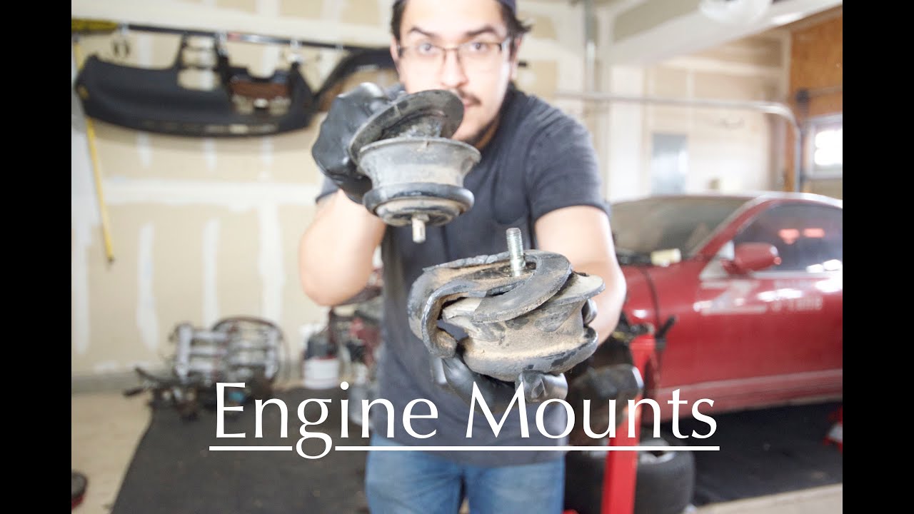 How to remove your engine mounts, 300zx engine teardown, VG30dett