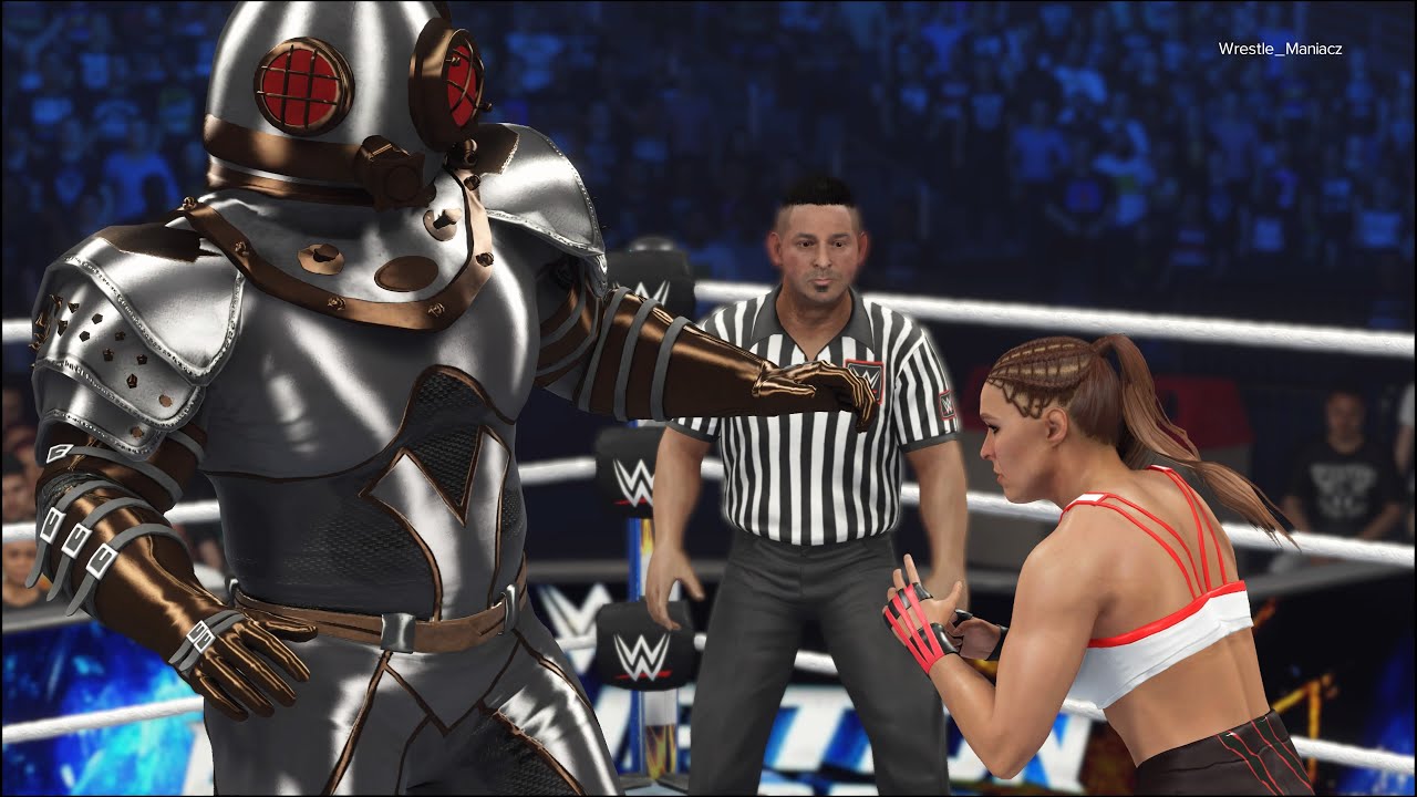 Ronda Rousey vs. Leviathon Lori - WWE 2K24 - Amazing Wrestling ❤️