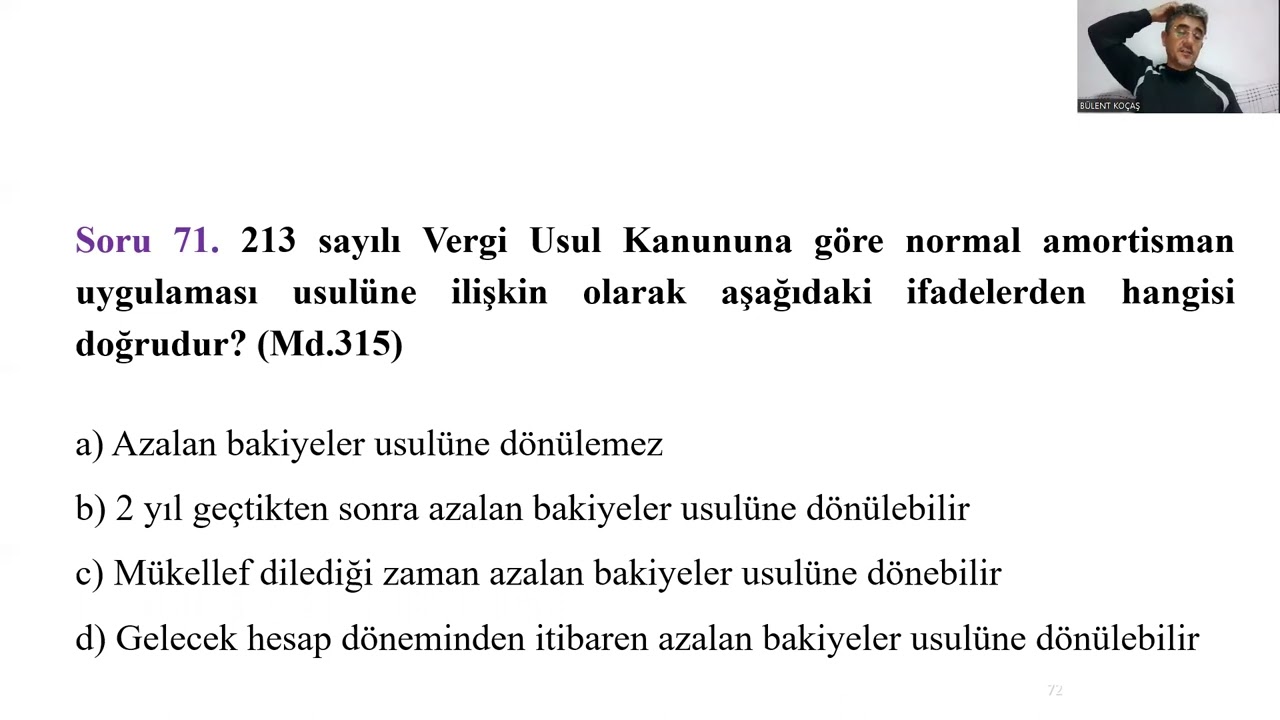 Vergi Usul Soru Çözümü 6