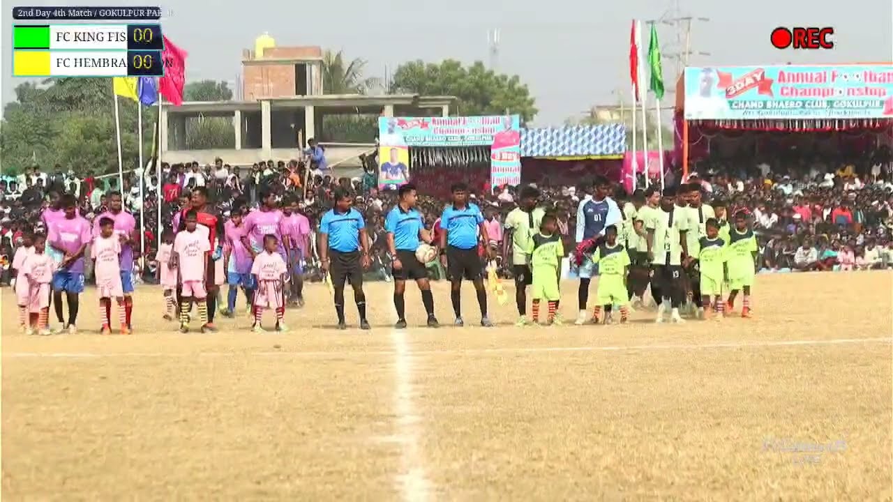 FC King Fisher Potka 💥 FC Hembram Stone Work / CBC Gokulpur Pakur Football Match