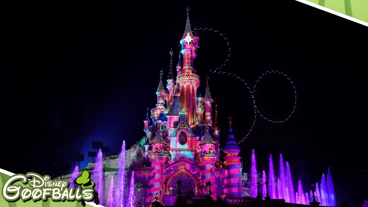 'Disney D-Light' Drone Show 30th Anniversary [4K] - Disneyland Paris ✨