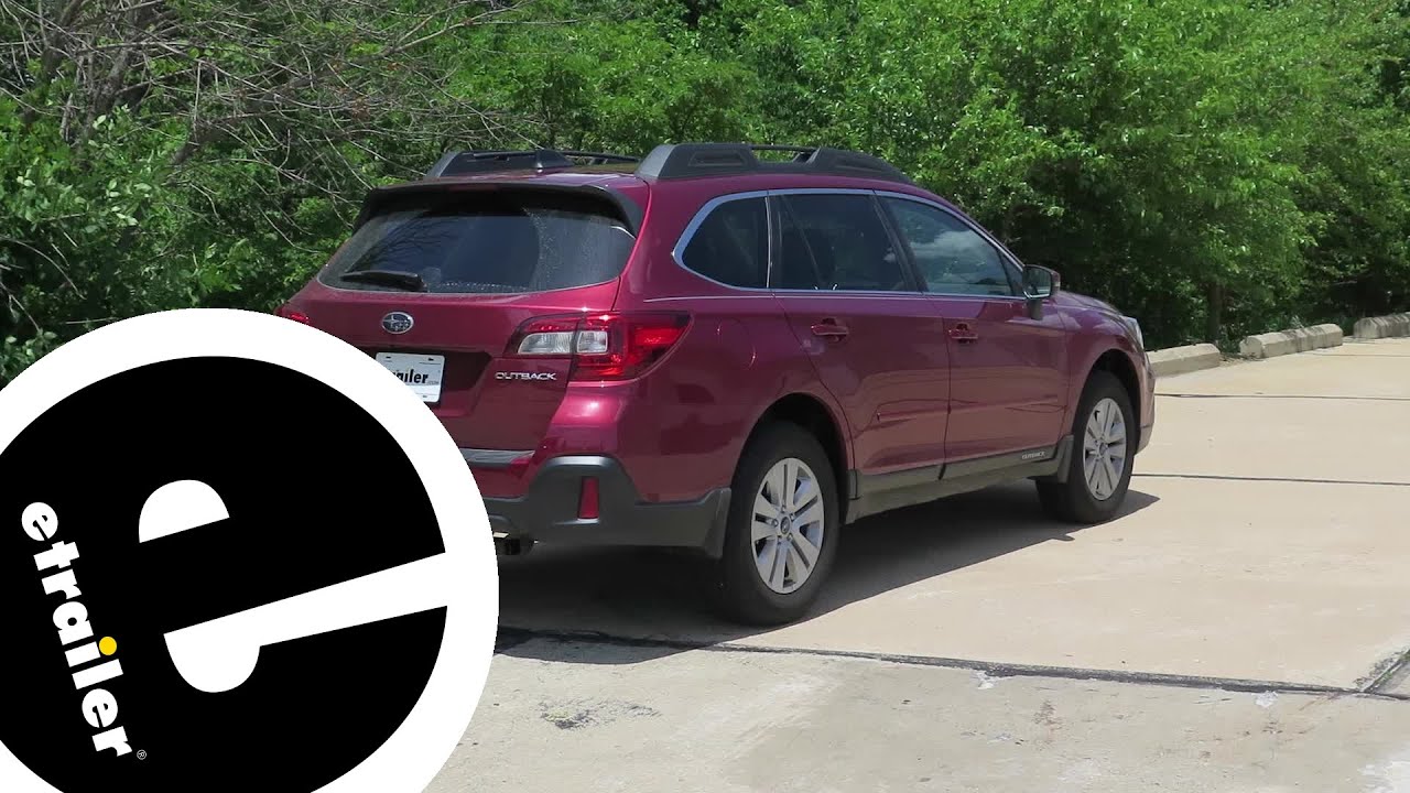 etrailer | Trailer Wiring Harness Installation - 2018 Subaru Outback Wagon