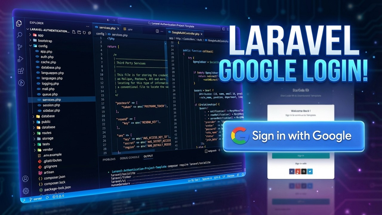 Laravel 12 Authentication: Login with Google Using Socialite