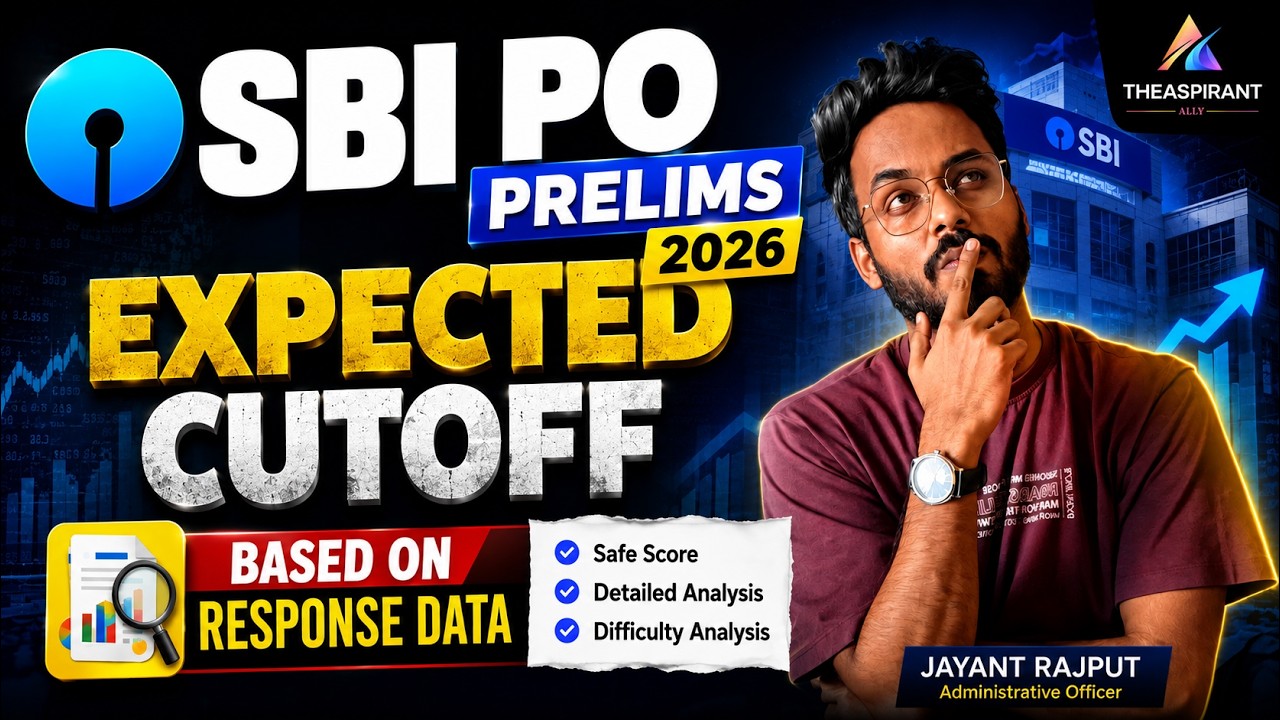 SBI PO Prelims 2026 Expected Cut Off🔥🔥 | Based on Response Data | Safe Score Analysis