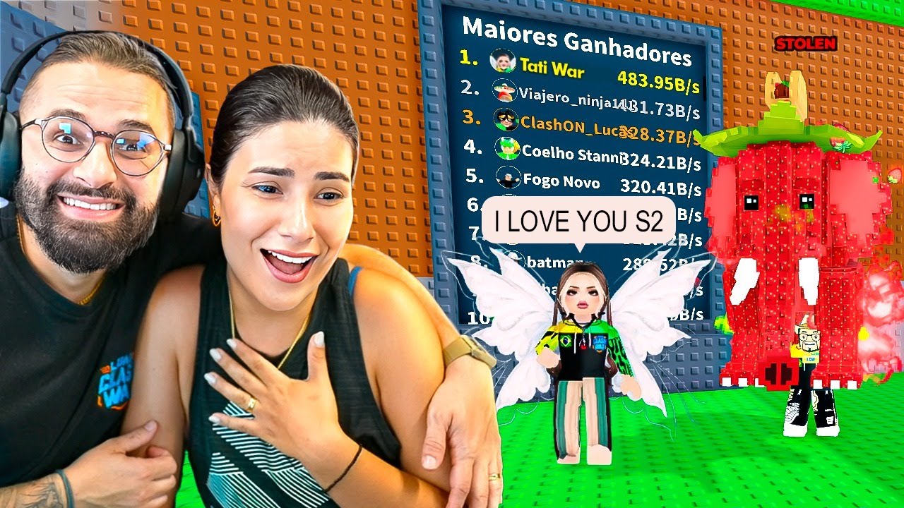 COLOQUEI MINHA ESPOSA COMO A PRIMEIRA MULHER TOP 1 DO MUNDO no BRAINROT! 😱👑