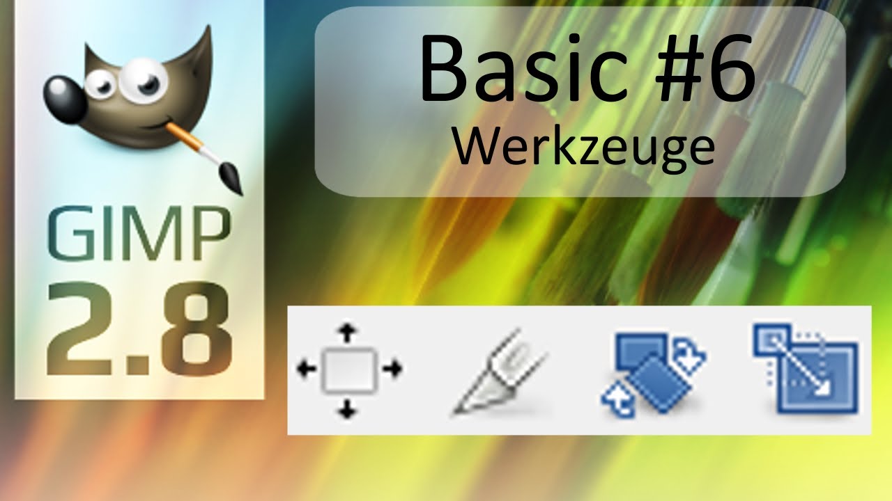 GIMP 2.8 - Tutorial - Basics #6 - Ausrichten - Zuschneiden - Drehen - Verkleinern - Deutsch - HD