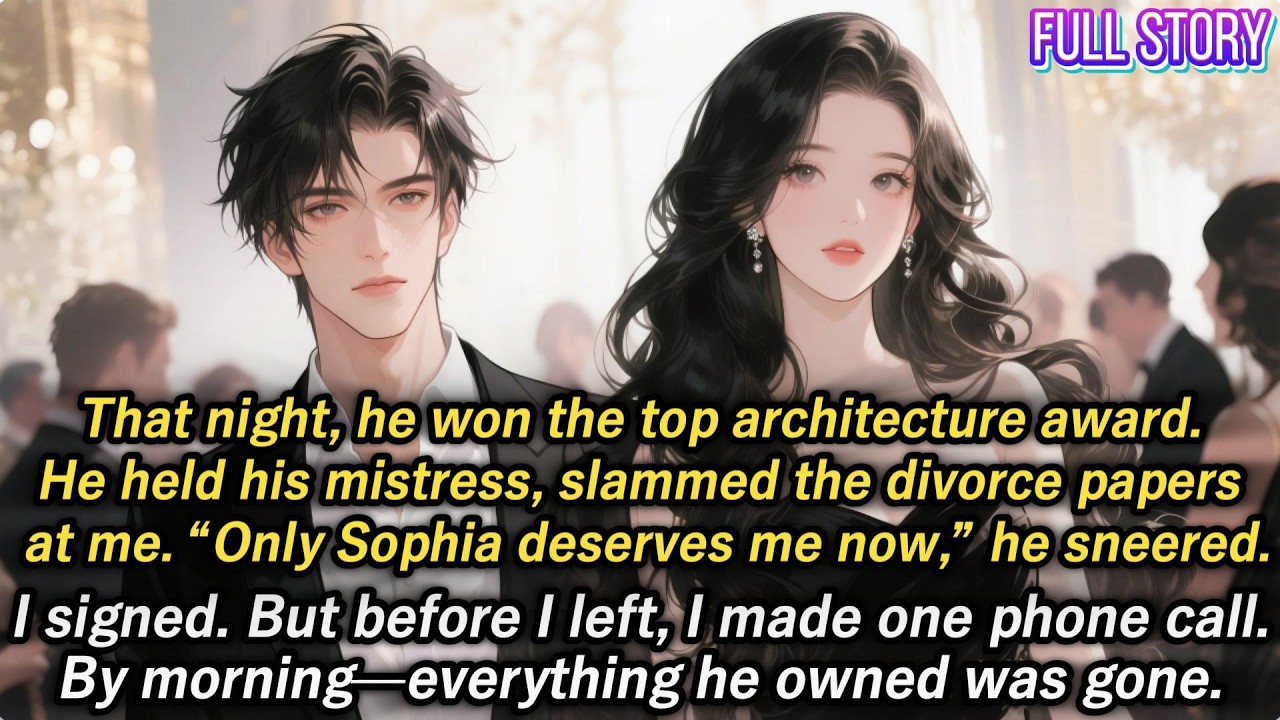 That night,he won the top architecture award.He held his mistress, slammed the divorce papers at me&hellip;