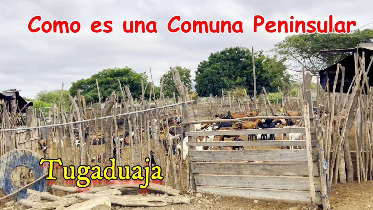 Lugares que no Conocías COMUNA TUGADUAJA de la Parroquia CHANDUY Santa Elena