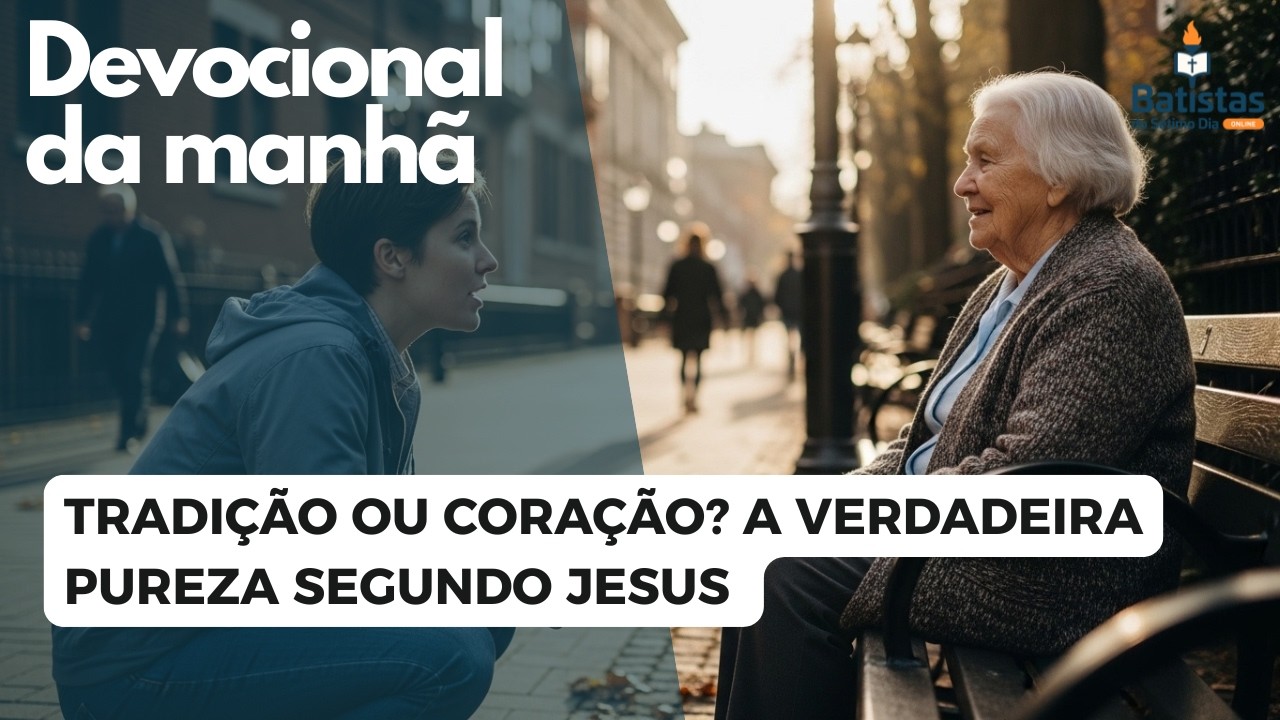 Tradição ou Coração? A Verdadeira Pureza Segundo Jesus  | Devocional da Manhã