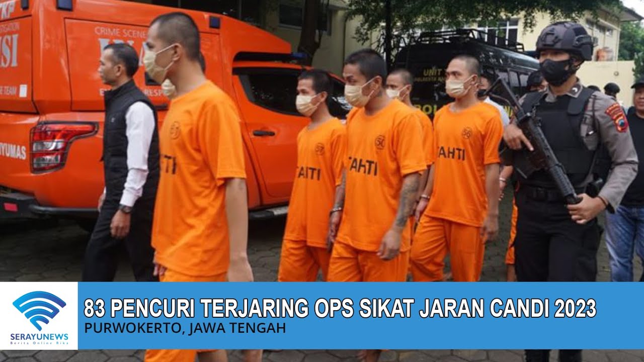 83 Pencuri Terjaring Operasi Sikat Jaran Candi Banyumas Raya