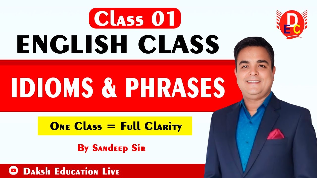 English Class Idioms & Phrases l Class 01