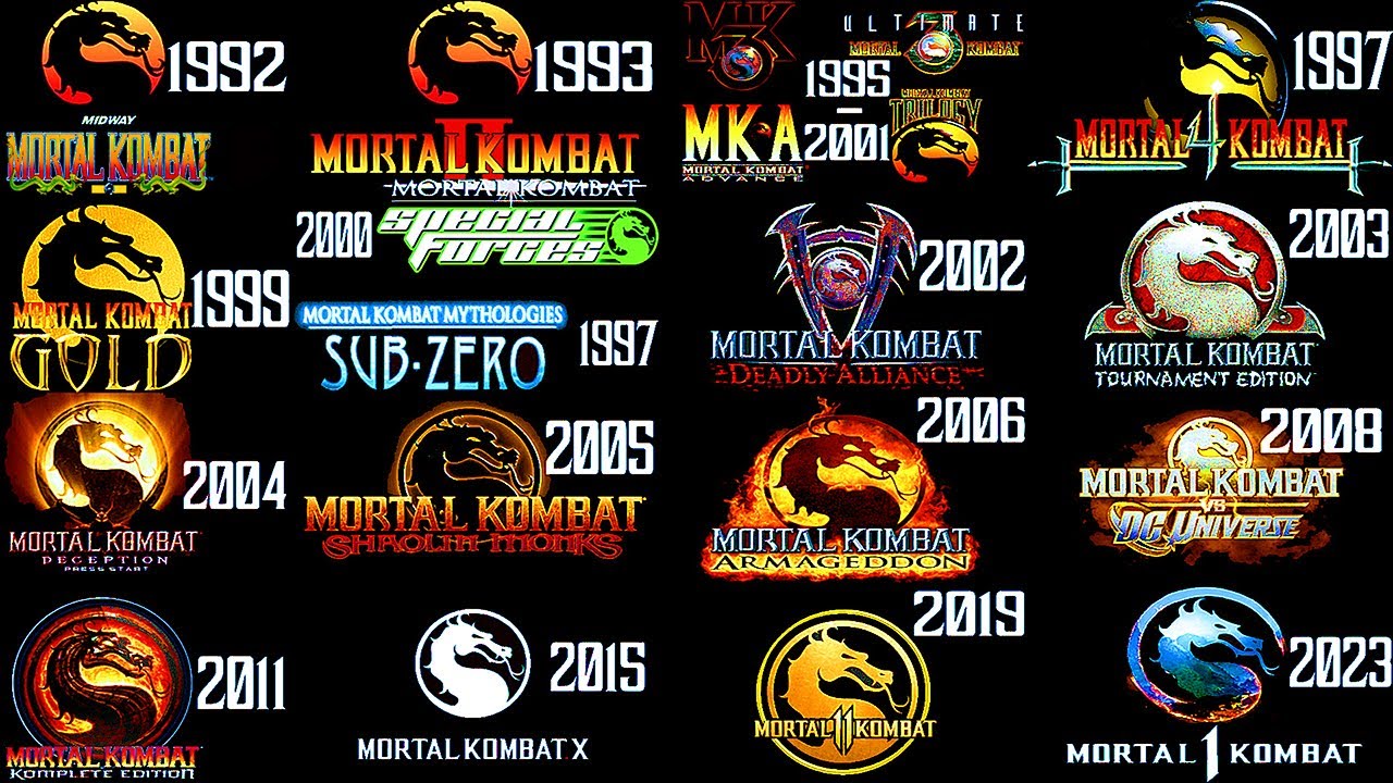 MORTAL KOMBAT 1 - 1 ALL INTRO (1992 - 2023) / REMASTERED 4K