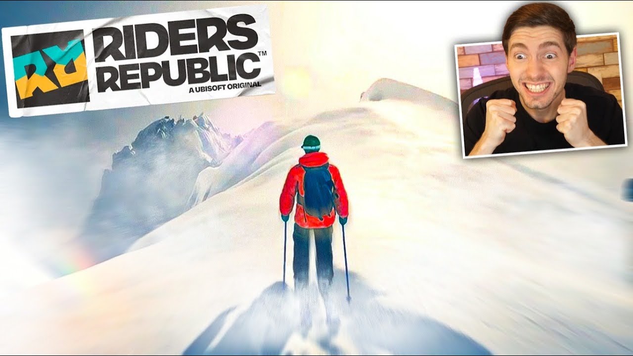 DESCI DE UMA MONTANHA de NEVE! (JOGO MUNDO ABERTO) - Riders Republic