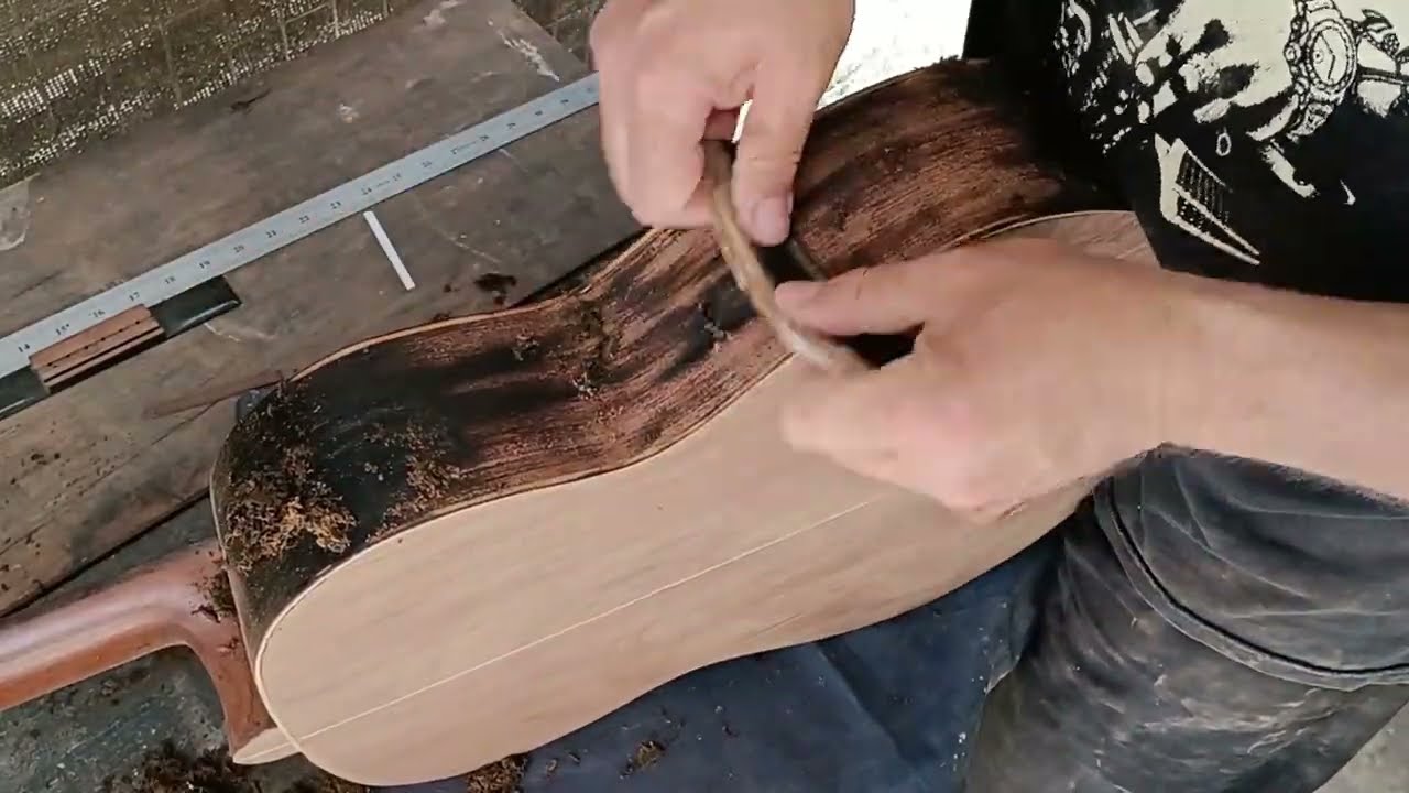 guitarra restauracion vieja Breyer Hermanos