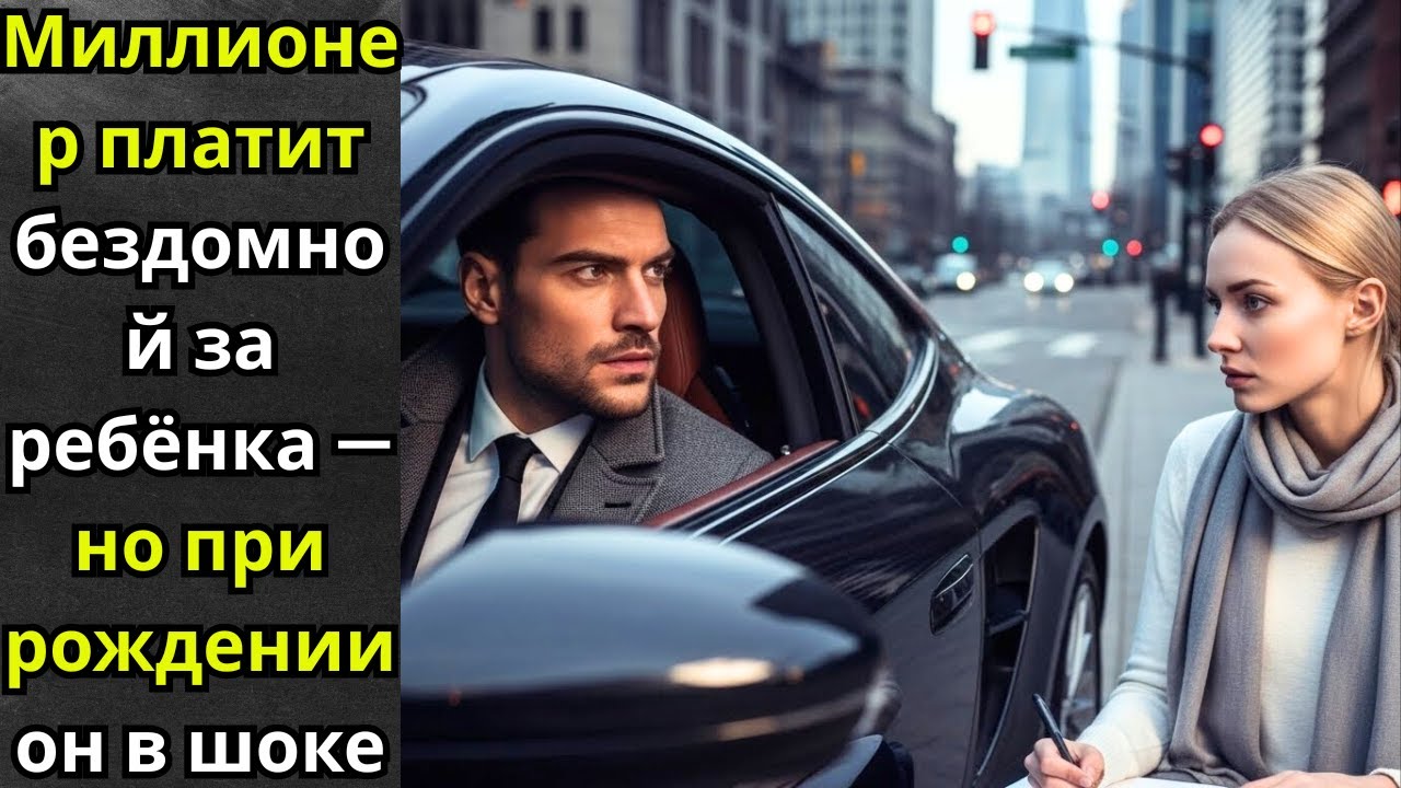 Миллионер платит бездомной за ребёнка — но при рождении он в шоке