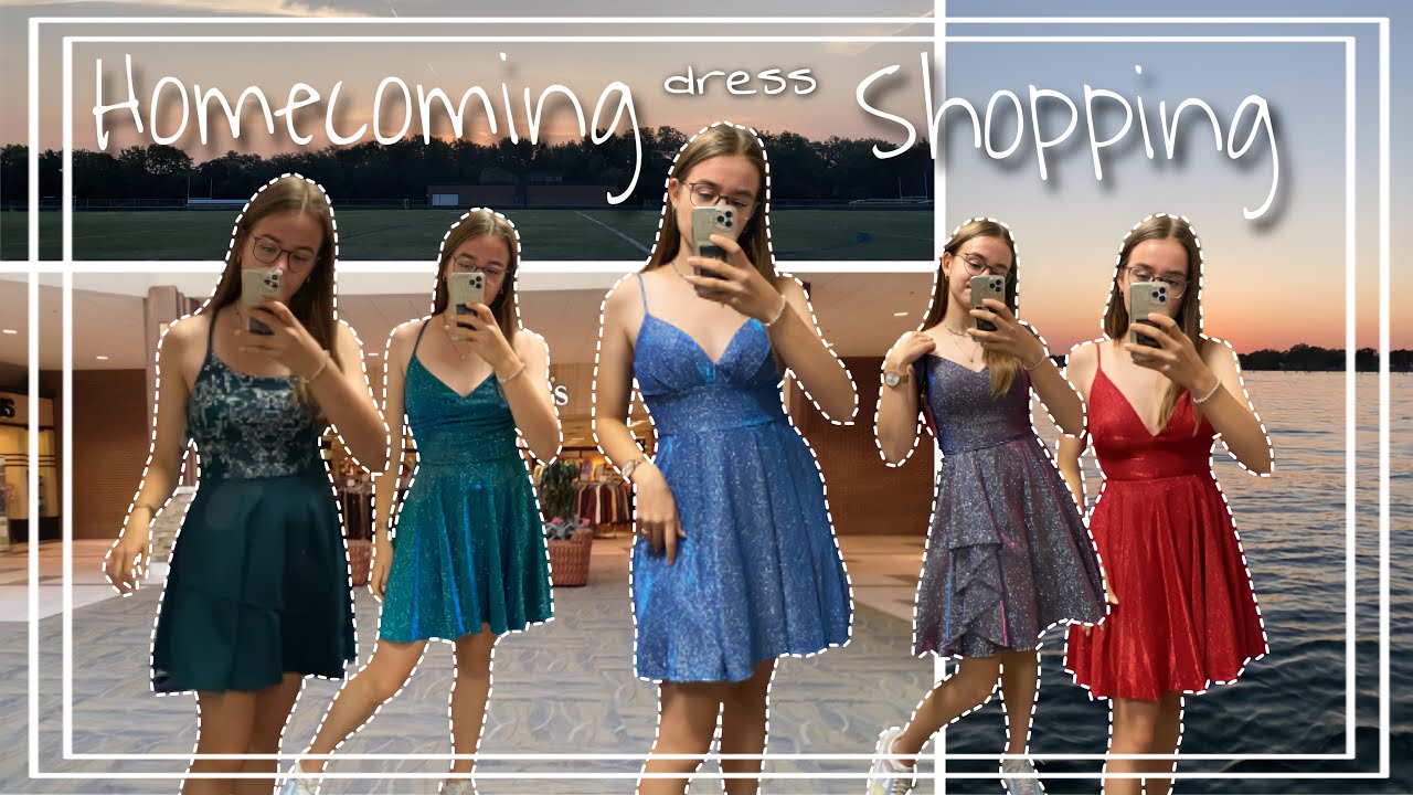 HOMECOMING DRESS shopping 🤗 // Auslandsjahr 2021/22 • USA