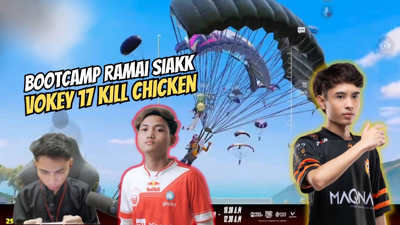 RAMAI SIAK BOOTCAMP 😱 MACAM PUBG 2018 VOKEY IS BACK