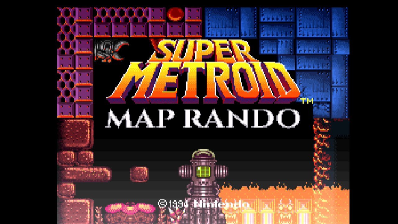 Super Metroid VERY HARD Rando- Blue Samus - *CHALLENGE*/ STANDARD Map/ BEAM Doors