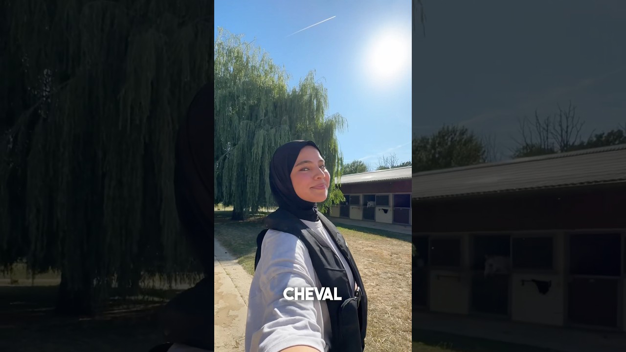 Aujourd&rsquo;hui c&rsquo;est balade &agrave; cheval pour le dernier cours !🐴